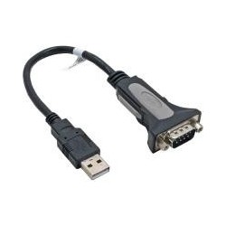 Cavo adattatore da USB 2.0 a seriale - Spina USB A a Sub D a 9 pin - 