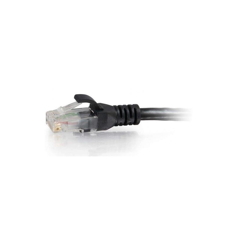 C2G 0.3m Cat6 RJ-45 m/m cavo di rete Nero 0,3 m U/UTP (UTP)