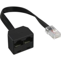 Distributore ISDN 1x RJ45 ST - 2x RJ45 BU - 8P4C - senza resistenze t