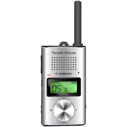 Radio portatile Albrecht Tectalk Deluxe PMR446 SlimLine Design 16 can