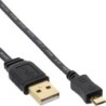 Cavo piatto Micro-USB 2.0: da spina USB-A a spina Micro-B - 0,3 m