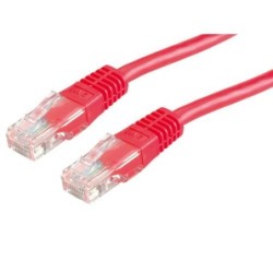 ROLINE UTP PatchCord Cat.5e/Classe D, rosso, 3m