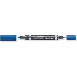 Marcatore doppia punta Staedtler Lumocolor permanent duo 348 0,6-1,5 