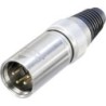 Spina connettore XLR Neutrik, diritta numero di poli: 4 argento NC4MX