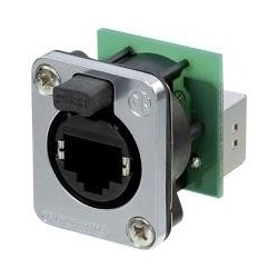 Connettore dati Neutrik RJ45 Presa serie EtherCon&reg; D, poli diritti: 