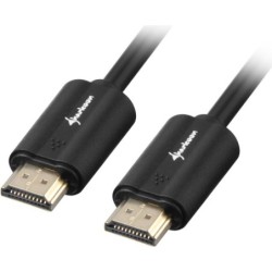 Sharkoon - Cavo HDMI con Ethernet - HDMI maschio a HDMI maschio - 3 m