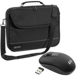 Borsa per notebook PEDEA &quot;Fair&quot; 17,3&quot; (43,9 cm), nera + mouse per PC 