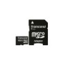 Transcend Scheda MicroSD 4GB SDHC Cl.4 W/Ad. TS4GUSDHC4