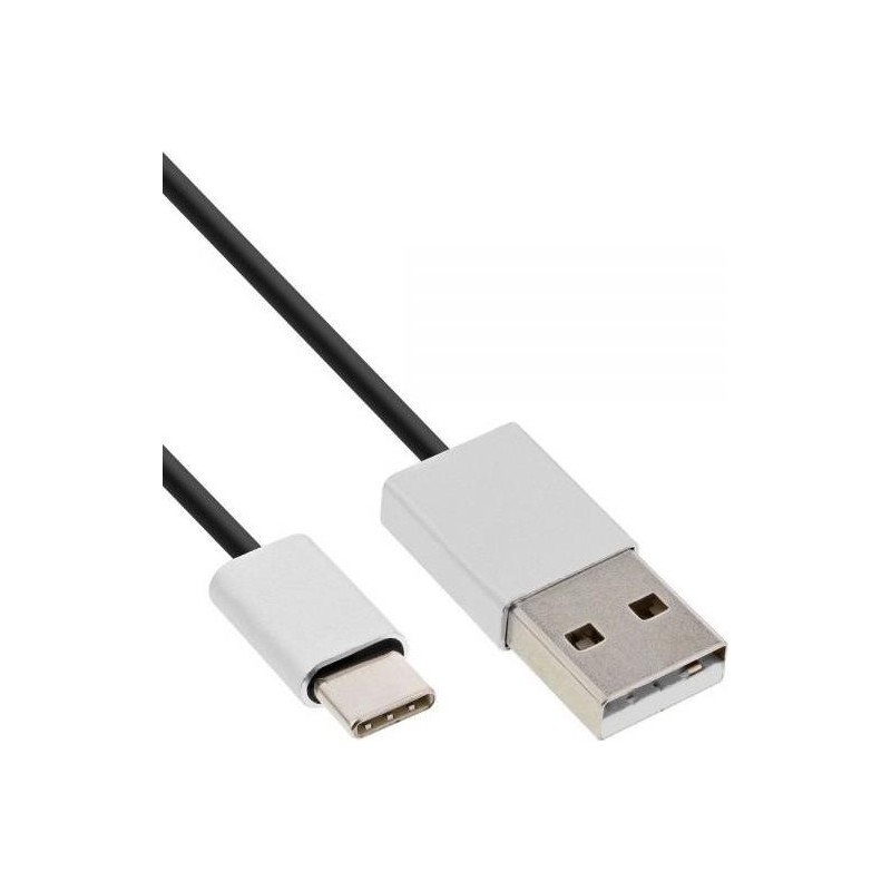 INLINE - Cavo USB - Da USB (M) a USB-C (M) - USB 2.0 - 1,5 m - Nero