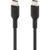 BOOSTCHARGE GEFLOCHTENES USB-C - BRAIDED CABLE BLACK 0.15M BLACK