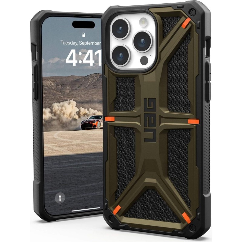 UAG Monarch Kevlar Series Beskyttelsescover Kevlar elementgr&Atilde;&cedil;n App