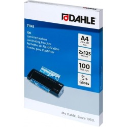 Buste per plastificazione DAHLE A4 250mi confezione da 100 213x303mm/