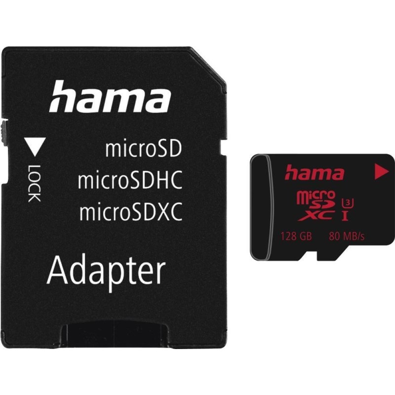 Hama microSDXC 128GB UHS-I Classe 3 (Hama 128GB MicroSDXC Card with S