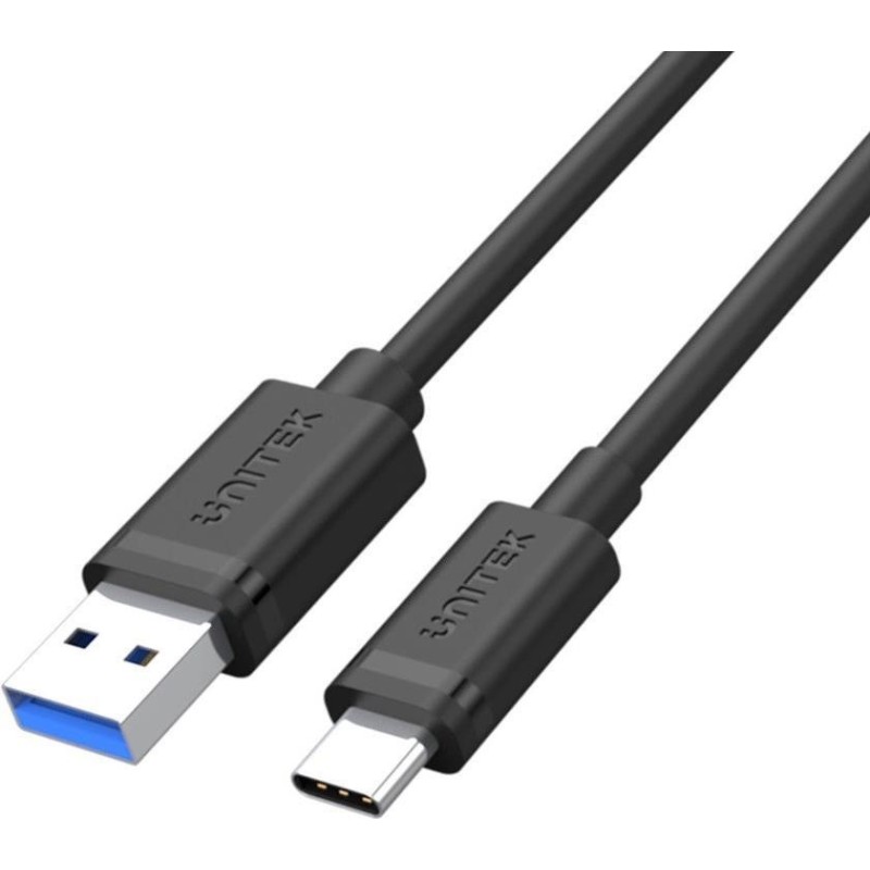 Unitek USB 3.0 USB Type-C kabel 2m Sort