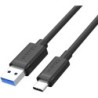 Unitek USB 3.0 USB Type-C kabel 2m Sort