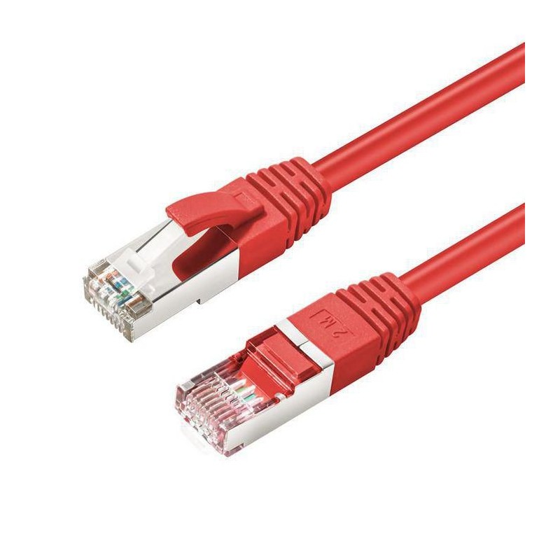 S/FTP CAT6 25m Rosso LSZH