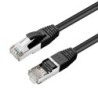 S/FTP CAT6 0,25 m Nero LSZH