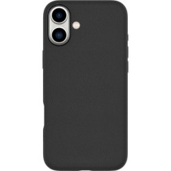 Cover for INFINITE VENICE iPhone 16 - Black Leather Magnetic Cover. -