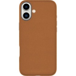 Cover for INFINITE VENICE iPhone 16 - Brown Leather Magnetic Cover. -