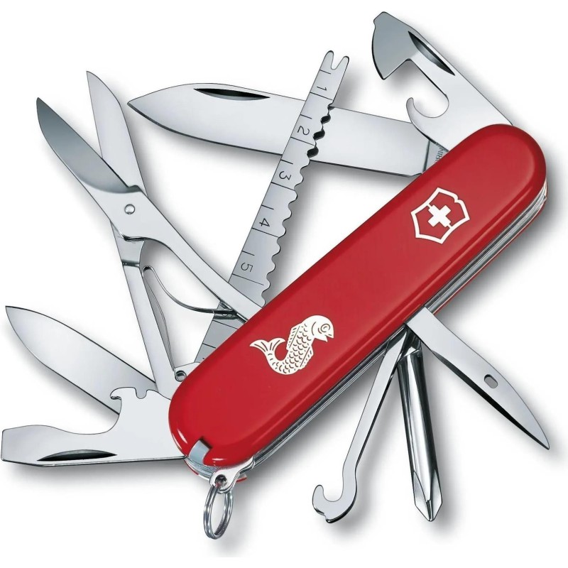 Victorinox V-1.47 33.72 Taschenmesser Fisherman rot