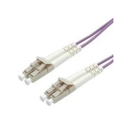 ROLINE 2m LC/LC cavo a fibre ottiche OM4 Viola (ROLINE FO Cable 50/12