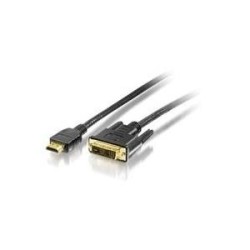 Equip 119323 cavo e adattatore video 3 m HDMI DVI-D Nero