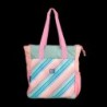 Borsa Tote Oxford Convertibile 2 in 1 Colorblock - Poliestere Ricicla