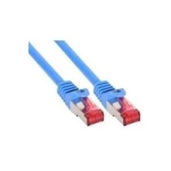 Cavo patch - S-FTP PiMf - Cat.6 - 250 MHz - PVC - rame - blu - 15 m