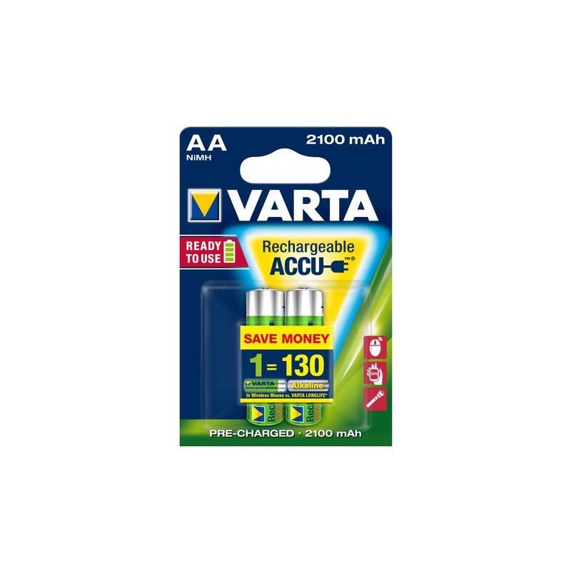 Varta Longlife Batteria ricaricabile Stilo AA Nichel-Metallo Idruro