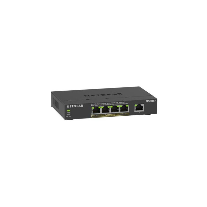 NETGEAR GS305Pv3 Non gestito Gigabit Ethernet (10/100/1000) Supporto 