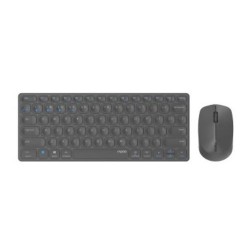 Hama 9600M tastiera Mouse incluso QWERTY Tedesco Grigio