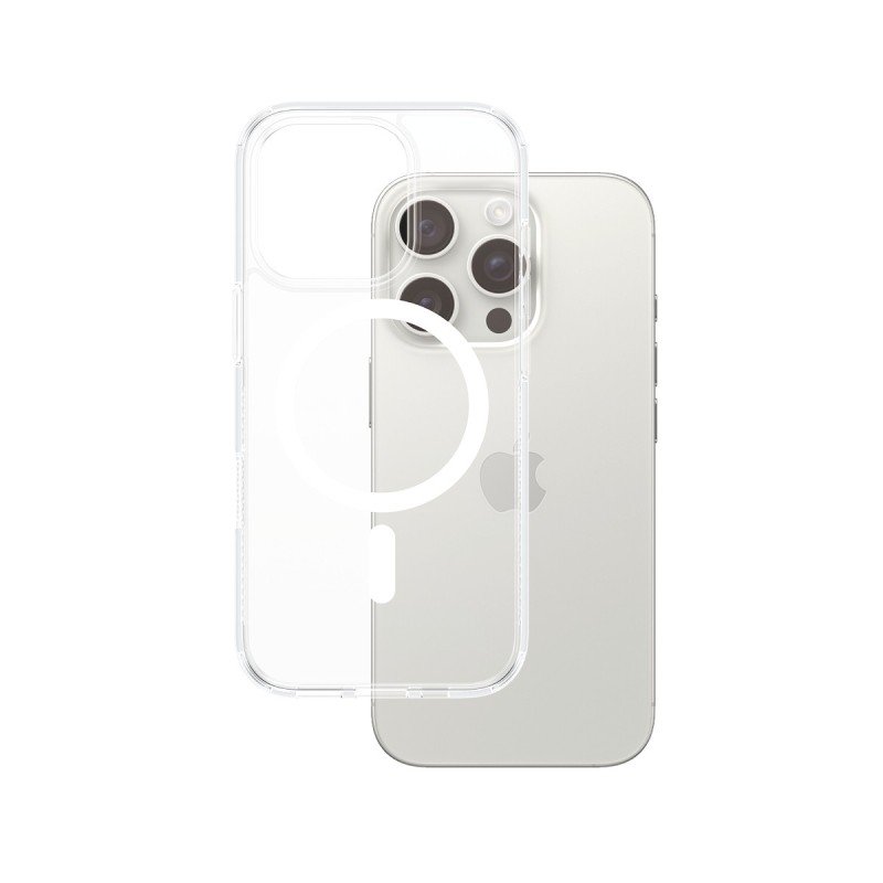 PanzerGlass PG HardC White MagS iPhone 16Pro 6.3Inch custodia per cel