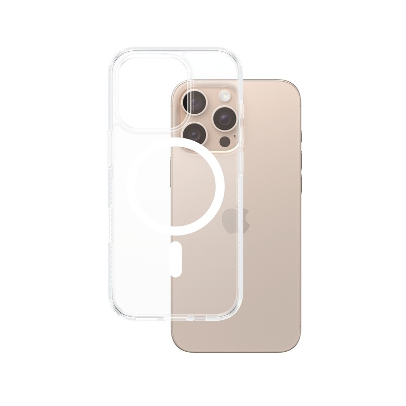 PanzerGlass PG HardC White MagS iPhone 16 6.9InchPro custodia per cel