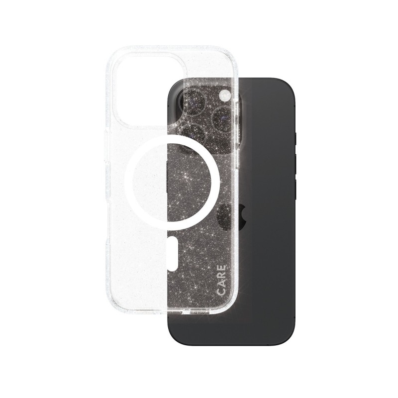 PanzerGlass CARE by PG White MagS iPhone16 6.3 Pro custodia per cellu