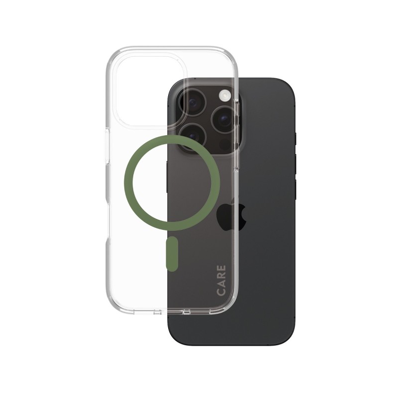 PanzerGlass CARE by PG Green MagS iPhone16 6.3 Pro custodia per cellu