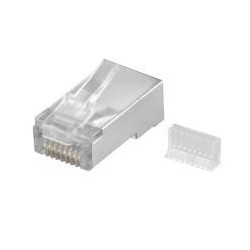 Spina modulare RJ45 schermata - 8P8C per cavo tondo sfuso