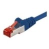 Cavo patch CAT6 50,0 m blu S/FTP 2xRJ45, LSOH, CU