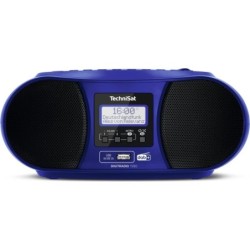 Technisat 0002/3952 Digitradio 1990, stereo boombox, blu