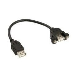 Cavo adattatore USB 2.0 da femmina A a femmina A - 0,2 m