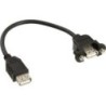 Cavo adattatore USB 2.0 da femmina A a femmina A - 0,2 m