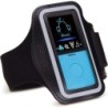 Lenco PODO-153 - MP3 - Nero - Blu - Supporto Flash - MicroSD (TransFl