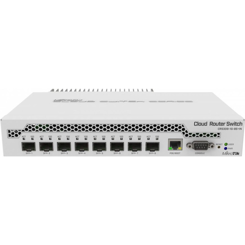 Mikrotik CRS309-1G-8S+ Gigabit Ethernet gestito (10/100/1000) Power o