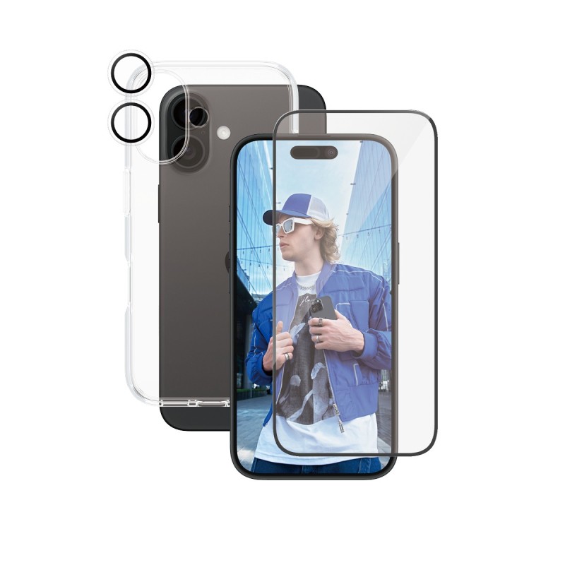 PanzerGlass CARE by PG 3-in-1 Bundle iPhone16 6.1