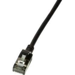 Cavo di rete LogiLink Slim U/FTP 3 m Cat6a U/FTP (STP) nero (CQ9063S)