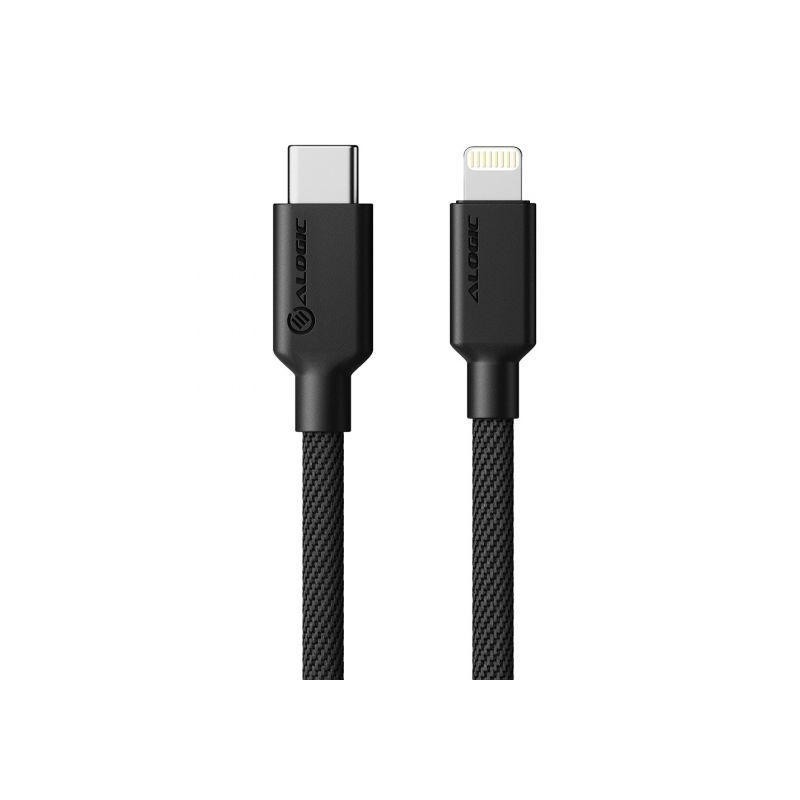 ALOGIC ELPC8P01-BK cavo per cellulare Nero 1 m USB C Lightning