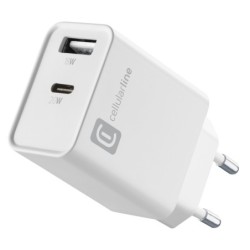 Cellularline Multiport Charger PD 20W Caricabatterie 20W con porta US