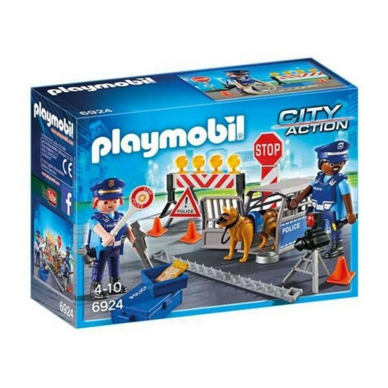 Playset Citt&Atilde;&nbsp; Azione Polizia Playmobil 6924