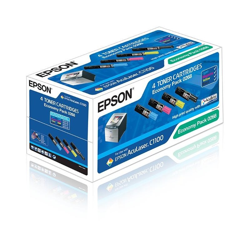 Epson Confezione economica Aculaser C1100 (C13S050268)