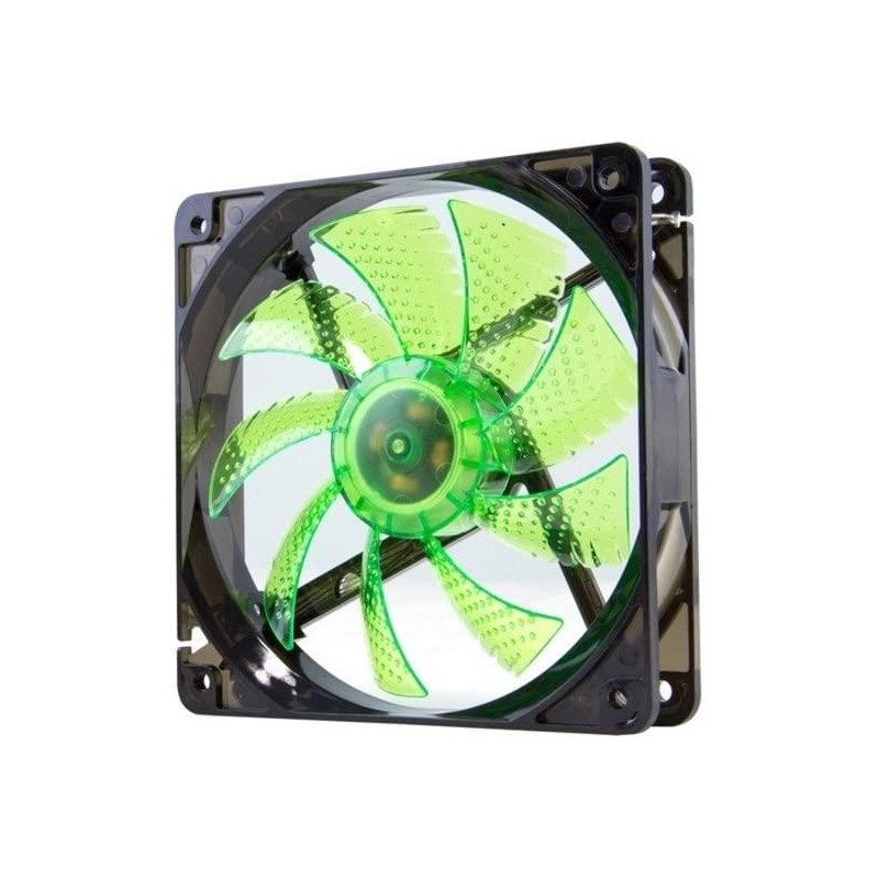 NOX Coolfan 120mm Verde Fantastica - Connettore 3 e 4 pin - Silenzio