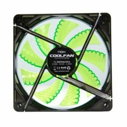 NOX Coolfan 120mm Verde Fantastica - Connettore 3 e 4 pin - Silenzio